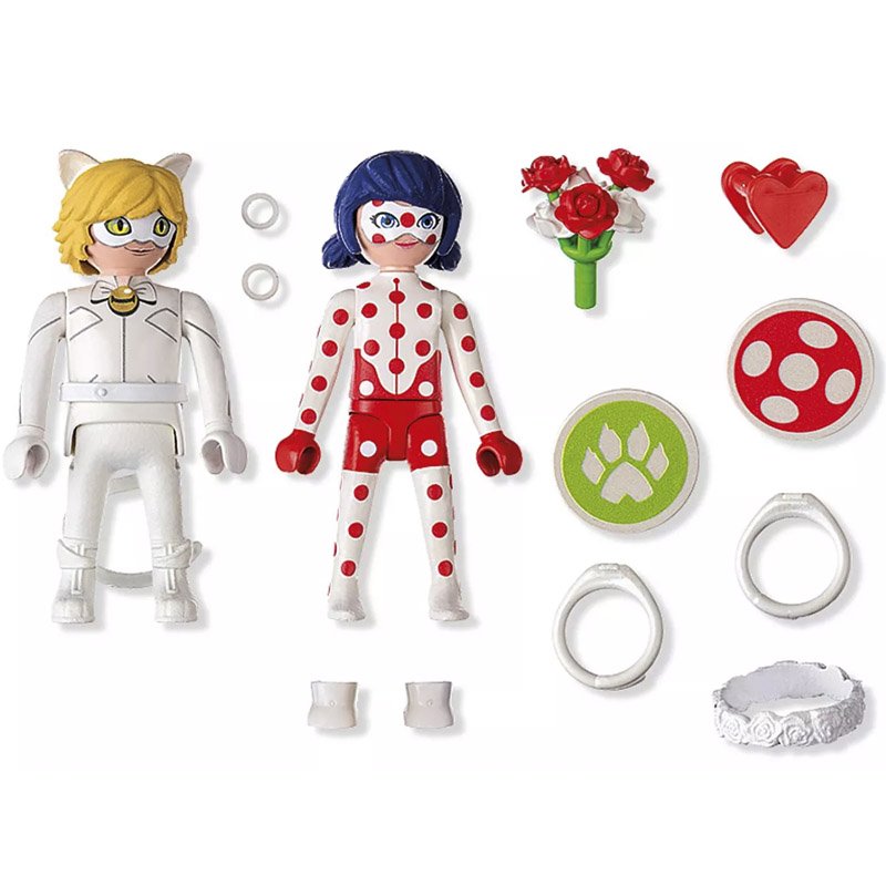 Playmobil Miraculous Ladybug & Cat Noir de Boda 71865