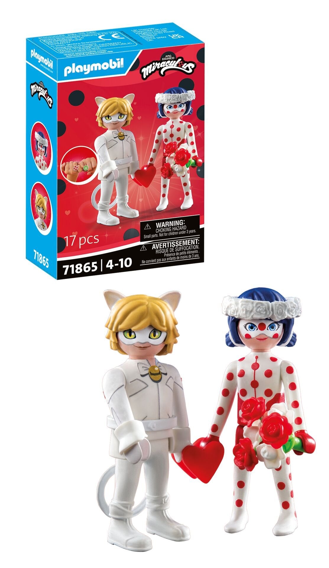 Playmobil Miraculous Ladybug & Cat Noir de Boda 71865