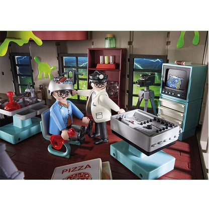 Playmobil Cazafantasmas Cuartel Parque de Bomberos 9219