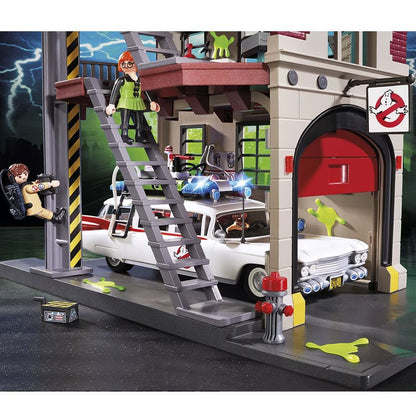 Playmobil Cazafantasmas Cuartel Parque de Bomberos 9219
