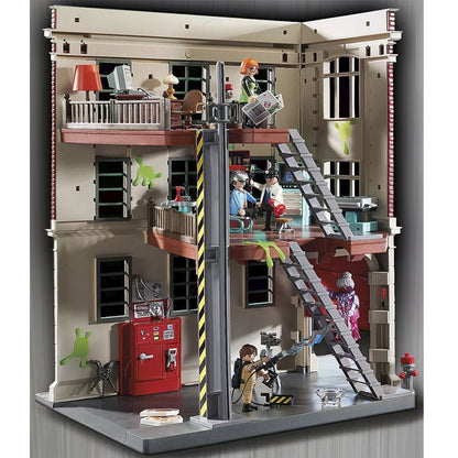 Playmobil Cazafantasmas Cuartel Parque de Bomberos 9219