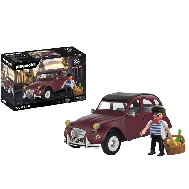 Playmobil 72097 Coche Citroën 2 CV Burdeos - Exclusiv
