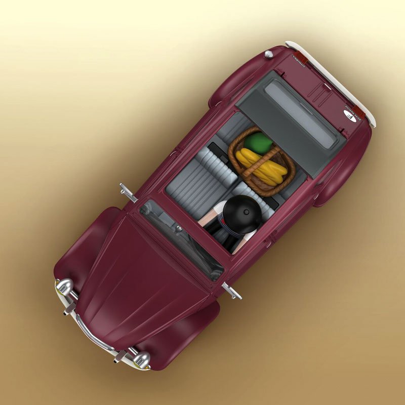 Playmobil 72097 Coche Citroën 2 CV Burdeos - Exclusiv