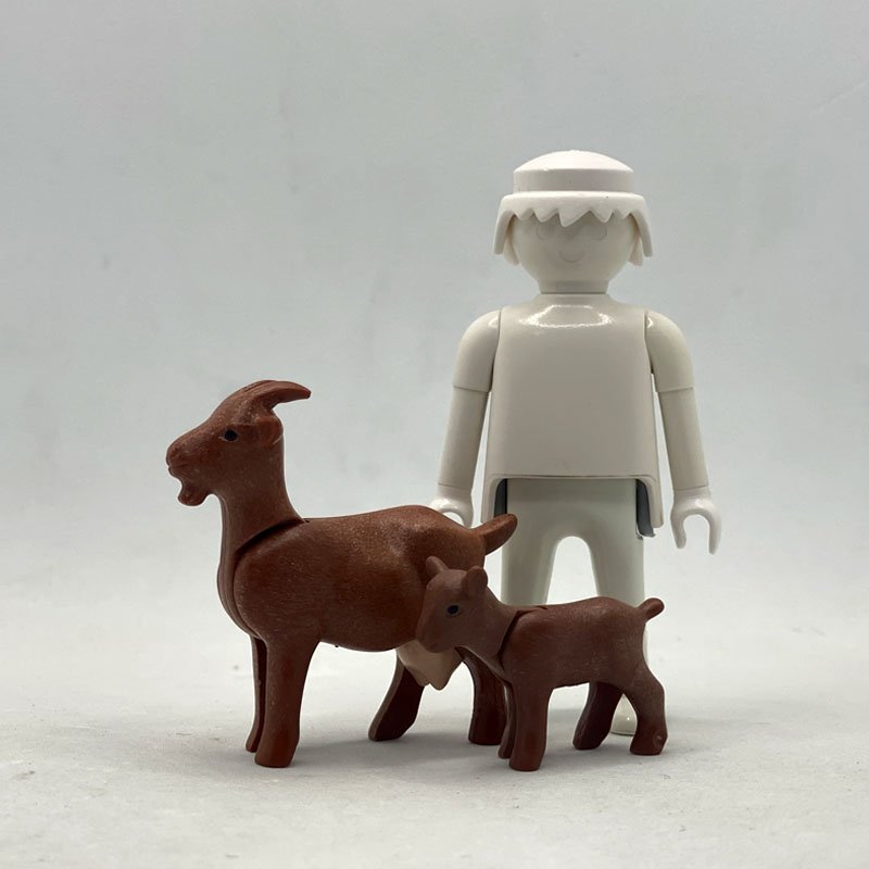 Playmobil Cabra Marron y Cabrita ANI224