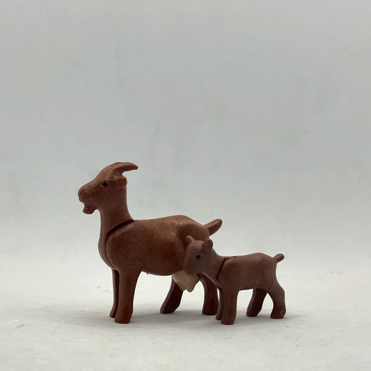 Playmobil Cabra Marron y Cabrita ANI224