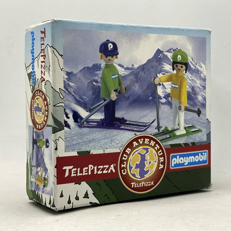 Playmobil Promocional Esquiadores Telepizza