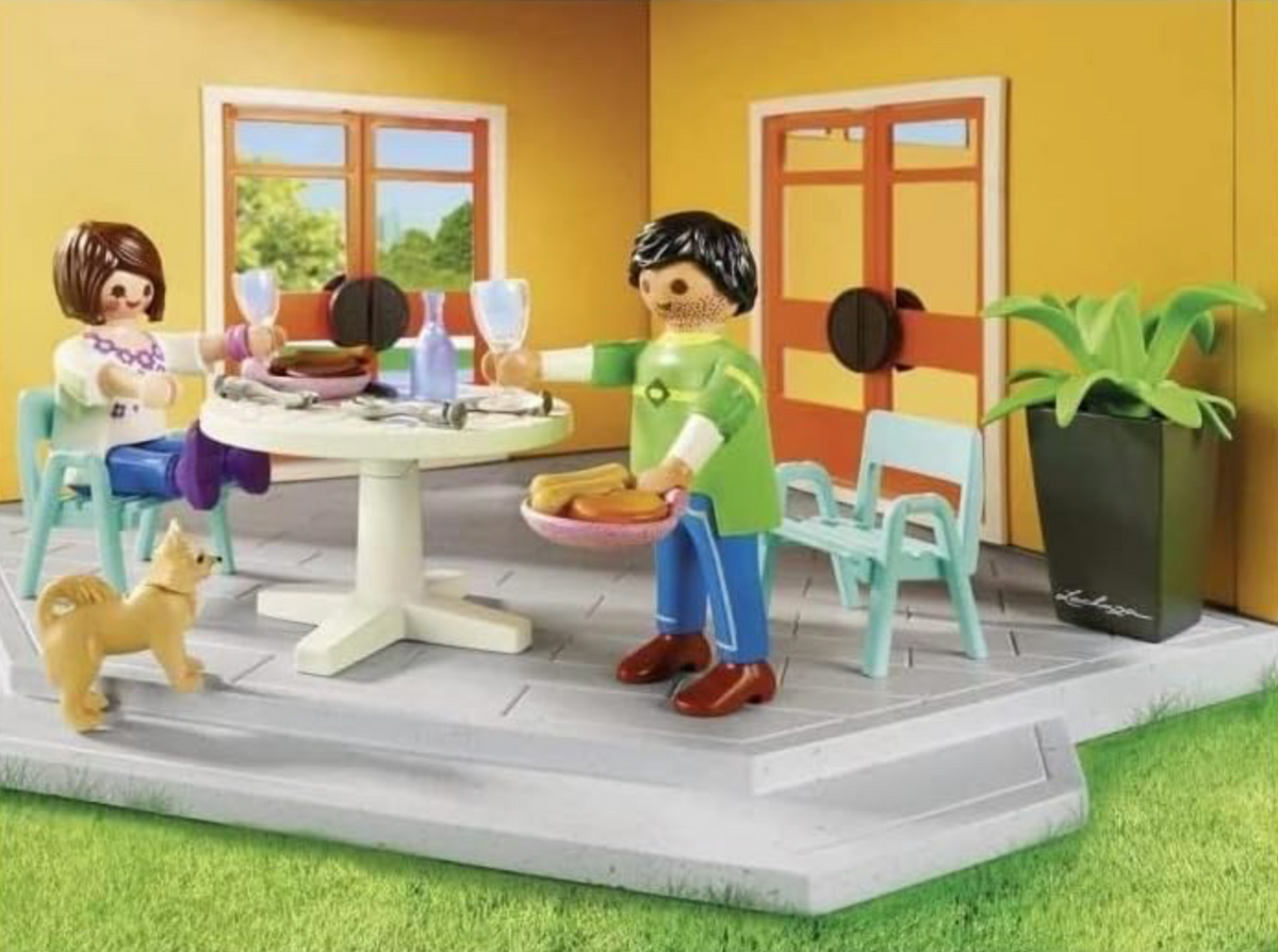 Playmobil 9266 City Life Casa Moderna Amarilla