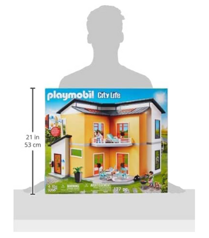 Playmobil 9266 City Life Casa Moderna Amarilla