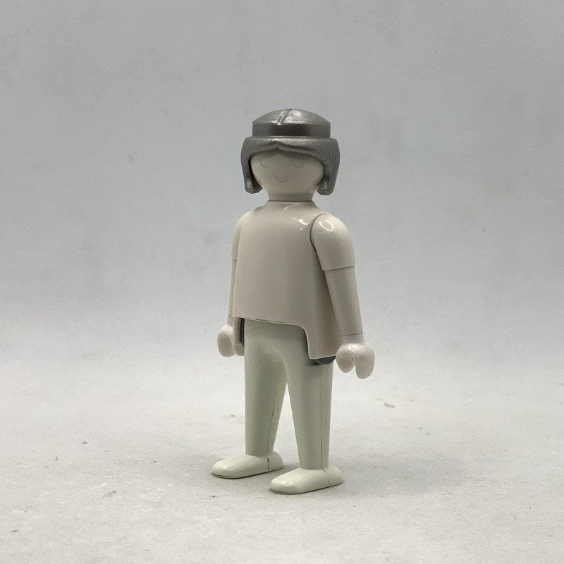 Playmobil Pelo Melena Gris Plata - PEL147