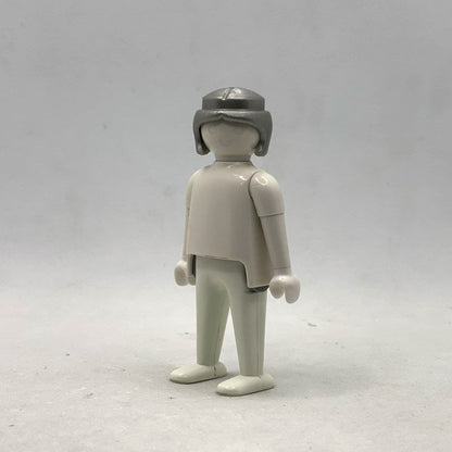 Playmobil Pelo Melena Gris Plata - PEL147