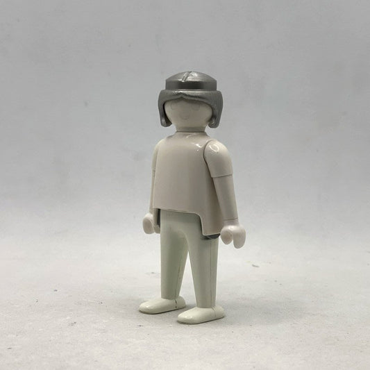 Playmobil Pelo Melena Gris Plata - PEL147