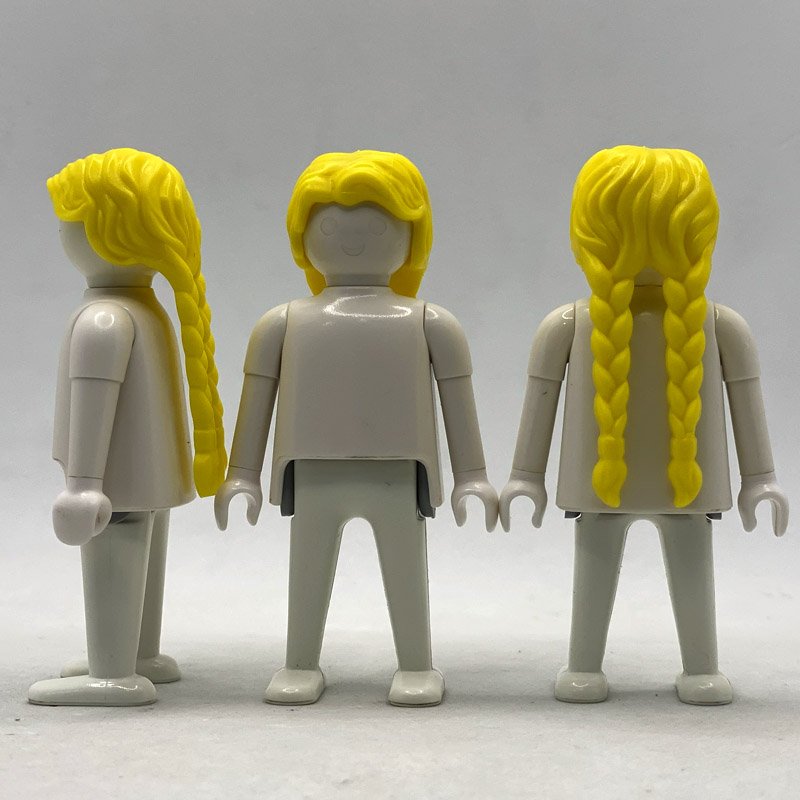 Playmobil Pelo Largo Rubio Dos Trenzas - PEL215