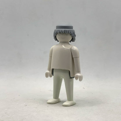 Playmobil Pelo Melena Gris Claro - PEL217