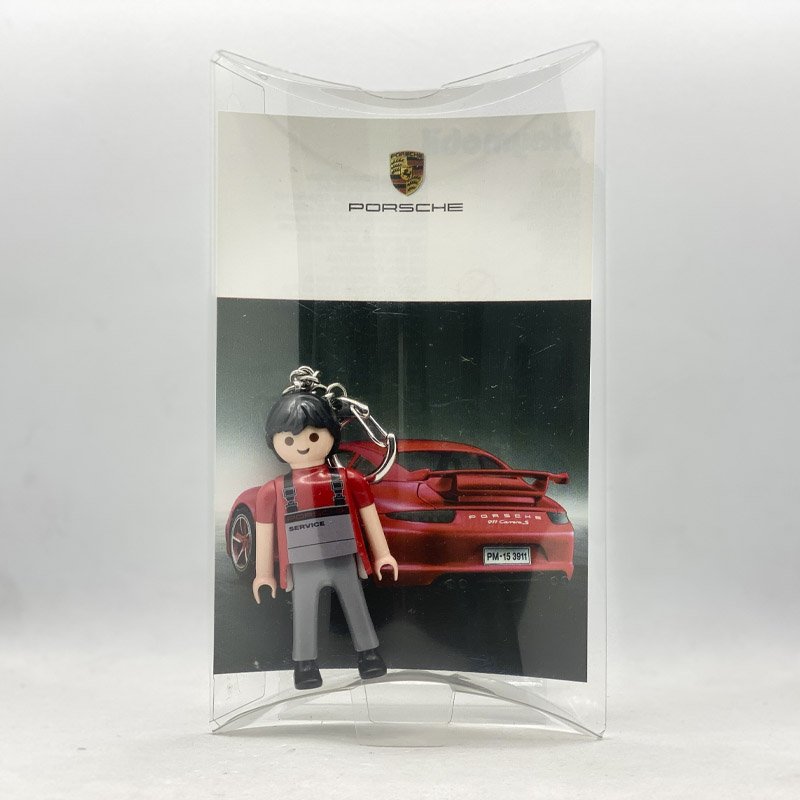 Playmobil Llavero Promocional Mecánico Porsche KEY036