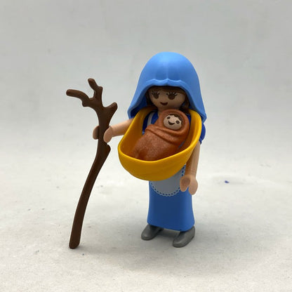 Playmobil Pastora con Bebe y Baston