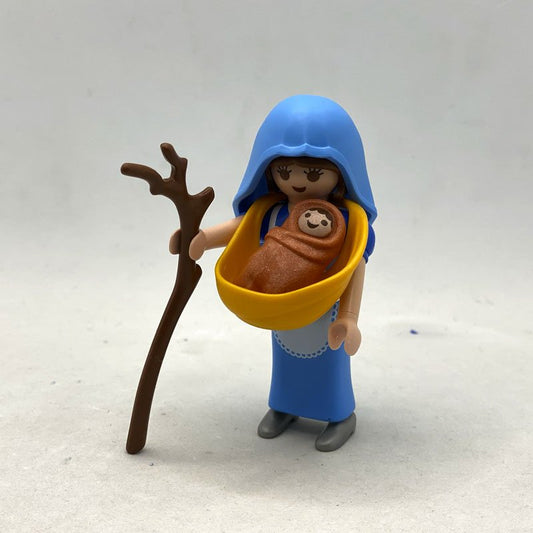 Playmobil Pastora con Bebe y Baston