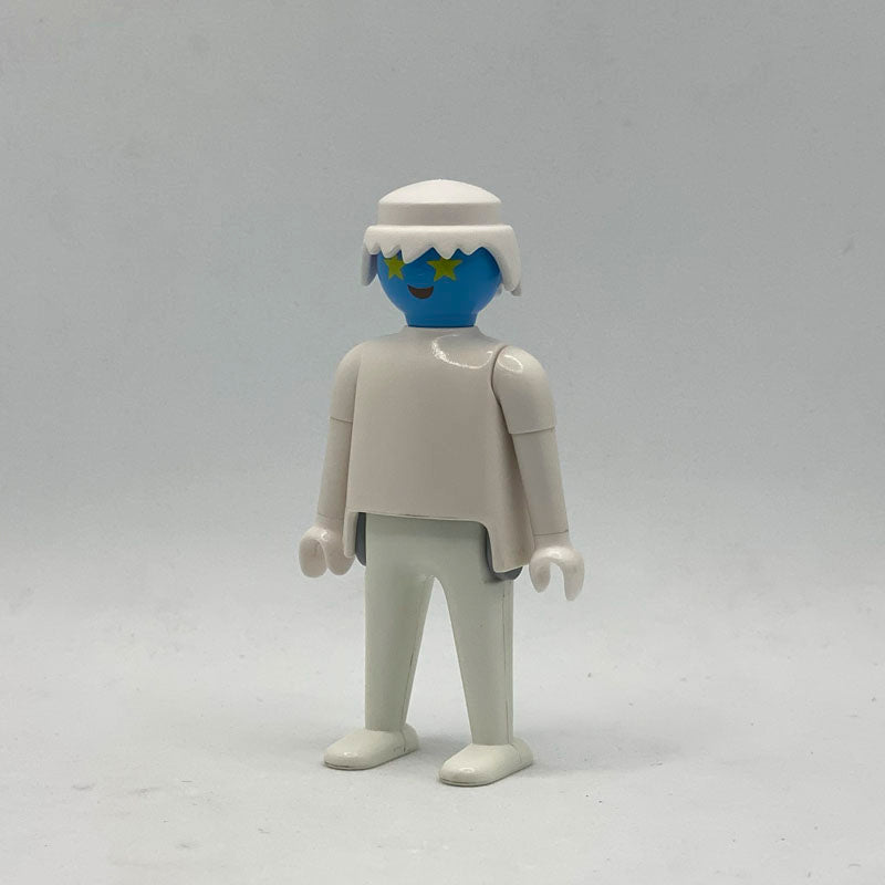 Playmobil Head with Blue Glasses CAB138