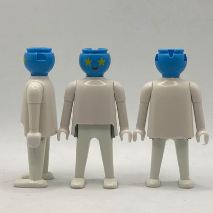 Playmobil Head with Blue Glasses CAB138
