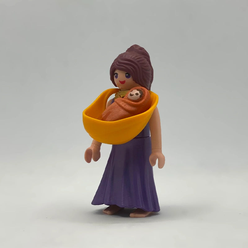 Playmobil Aldeana con Bebé en Portabebés FCO304