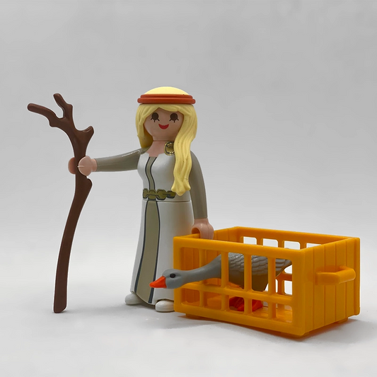 Playmobil Pastora con Oca y Jaula FCO497