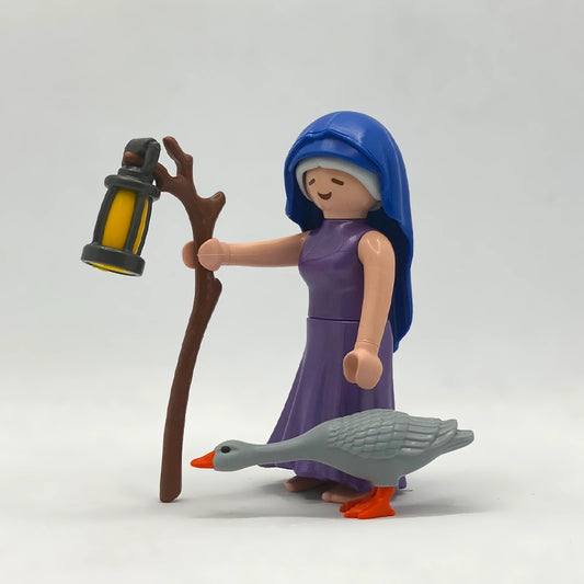 Playmobil Aldeana con Farol y Oca FCO687
