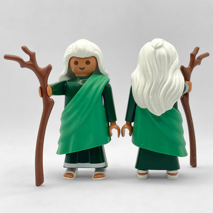 Playmobil Pastor Anciano Belén con Ternero FCO960 visto por delante y por detrás