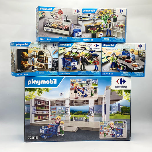 Playmobil Lote Promocional  Completo Playmobil Carrefour (Ref. 72016-72021)